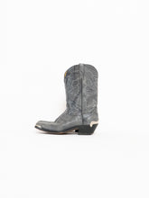 Load image into Gallery viewer, Vintage x DURANGO Grey Buckled Leather Cowboy Boots (8.5, 9)