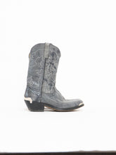 Load image into Gallery viewer, Vintage x DURANGO Grey Buckled Leather Cowboy Boots (8.5, 9)