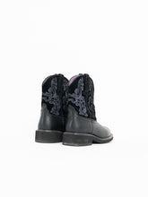 Load image into Gallery viewer, ARIAT x Purple &amp; Black Leather Short Cowboy Boot (9W)