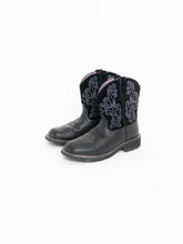 Load image into Gallery viewer, ARIAT x Purple &amp; Black Leather Short Cowboy Boot (9W)