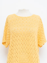 Load image into Gallery viewer, Vintage x Yellow Crochet Tee (S-L)