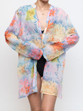 Load image into Gallery viewer, Vintage x Made in Canada x Sheer Pastel Floral Button Up (XS-XL)