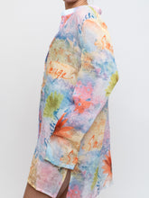 Load image into Gallery viewer, Vintage x Made in Canada x Sheer Pastel Floral Button Up (XS-XL)