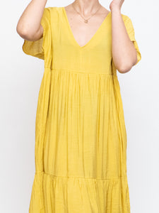 Modern x Yellow Bohemian Dress (XS, S)