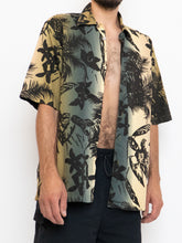 Load image into Gallery viewer, Vintage x Made in Germany x  Green Cotton Hawaiian Short Sleeve Button Up (XS-XL)
