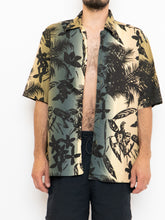 Load image into Gallery viewer, Vintage x Made in Germany x  Green Cotton Hawaiian Short Sleeve Button Up (XS-XL)