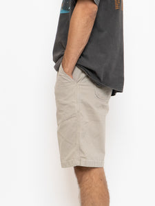 CARHARTT x Beige Cargo Shorts (34 Relaxed Fit, L)