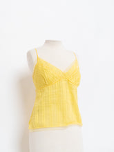 Load image into Gallery viewer, Vintage x Yellow Striped Cotton Tank (L)
