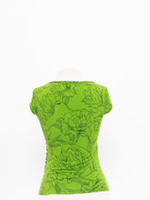 Load image into Gallery viewer, Vintage x Made in Canada x Green Floral Tank (M, L)