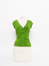 Load image into Gallery viewer, Vintage x Made in Canada x Green Floral Tank (M, L)