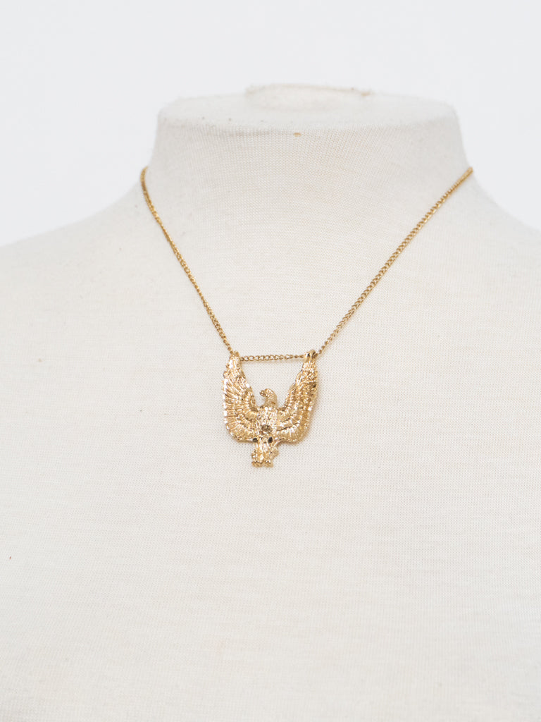 Vintage x Eagle Gold-plated Necklace