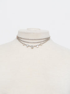 Vintage x Tiered Rhinstone Choker