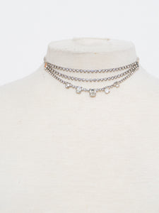 Vintage x Tiered Rhinstone Choker