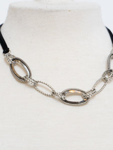 Vintage x Silver Paisley Choker