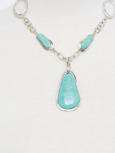 Vintage x Silver & Turquoise Necklace