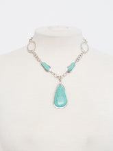 Load image into Gallery viewer, Vintage x Silver &amp; Turquoise Necklace