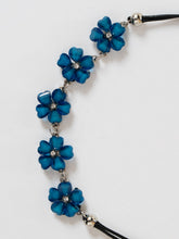 Load image into Gallery viewer, Blue Floral Necklace