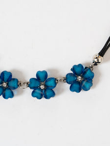 Blue Floral Necklace