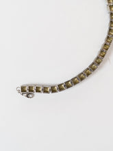 Load image into Gallery viewer, Silver And Blue Rhinestone Choker