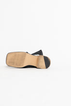 Load image into Gallery viewer, ZARA x Patent Black Heeled Loafers (6.5)