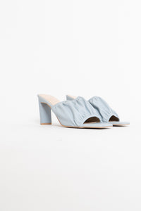 Modern x Baby Blue Heeled Faux Leather Sandals (8.5, 9)