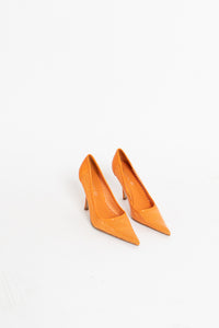ALDO x Orange Perforated Stiletto (7, 7.5)