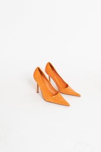 ALDO x Orange Perforated Stiletto (7, 7.5)
