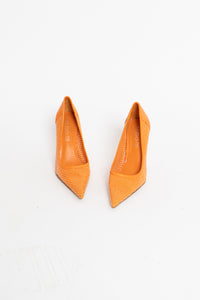 ALDO x Orange Perforated Stiletto (7, 7.5)