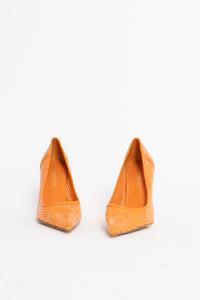 ALDO x Orange Perforated Stiletto (7, 7.5)