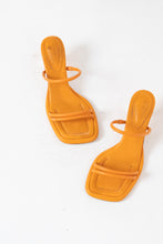 Load image into Gallery viewer, SCHUTZ x Orange Leather Heeled Sandals (7, 7.5)