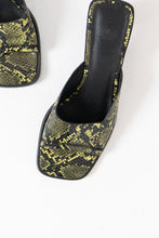 Load image into Gallery viewer, UO x Green Snakeskin PVC Sandal (7.5, 8)