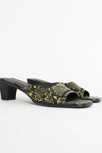Load image into Gallery viewer, UO x Green Snakeskin PVC Sandal (7.5, 8)