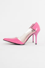 Load image into Gallery viewer, Vintage x ROBERTO VIANNI Deadstock Pink And Clear Heels (8)