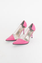 Load image into Gallery viewer, Vintage x ROBERTO VIANNI Deadstock Pink And Clear Heels (8)