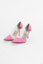 Load image into Gallery viewer, Vintage x ROBERTO VIANNI Deadstock Pink And Clear Heels (8)