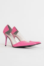 Load image into Gallery viewer, Vintage x ROBERTO VIANNI Deadstock Pink And Clear Heels (8)