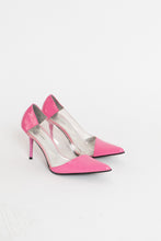 Load image into Gallery viewer, Vintage x ROBERTO VIANNI Deadstock Pink And Clear Heels (8)