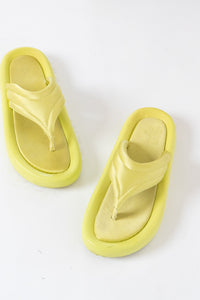 JENNY FAIRY x Neon Yellow Platform Flip Flops (8)