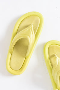 JENNY FAIRY x Neon Yellow Platform Flip Flops (8)