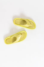 Load image into Gallery viewer, JENNY FAIRY x Neon Yellow Platform Flip Flops (8)