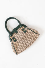 Load image into Gallery viewer, Vintage x GUESS Green, Beige Logo Mini Purse