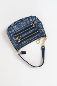 Vintage x COACH Denim & Gold Purse