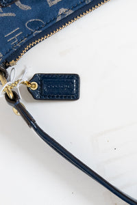 Vintage x COACH Denim & Gold Purse