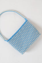 Load image into Gallery viewer, Vintage x Blue And White Beaded Bag