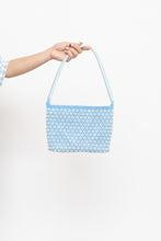 Load image into Gallery viewer, Vintage x Blue And White Beaded Bag