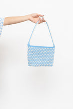 Load image into Gallery viewer, Vintage x Blue And White Beaded Bag