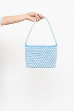 Load image into Gallery viewer, Vintage x Blue And White Beaded Bag