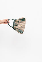 Load image into Gallery viewer, Vintage x GUESS Green, Beige Logo Mini Purse