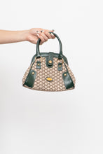 Load image into Gallery viewer, Vintage x GUESS Green, Beige Logo Mini Purse
