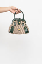 Load image into Gallery viewer, Vintage x GUESS Green, Beige Logo Mini Purse